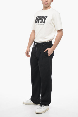UNISEX MM1 Pantaloni a Vita Alta con Pince
