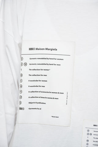 MM6 Crew Neck T-Shirt with Patches