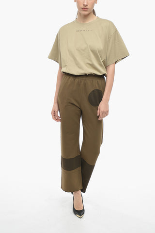 MM6 Joggers in Cotone con Dettagli a Contrasto