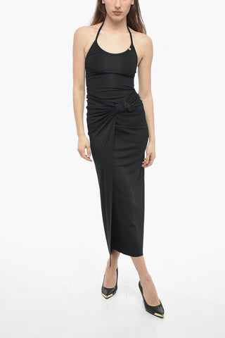 Fluid Draped Dress