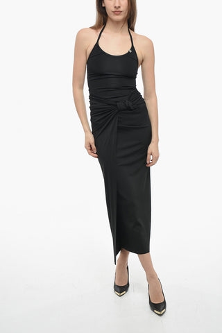 Fluid Draped Dress