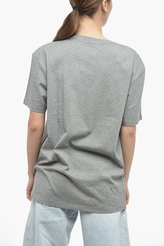T-shirt A Maniche Corte HANORI Con Stampa Logo Metallizzata