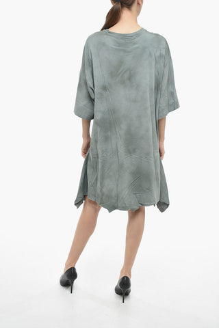 MM6 OVERSIZED FIT Jersey Tee-Dress with Flared Bottom