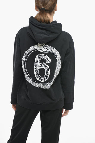 MM6 Brushed Cotton Hoodie