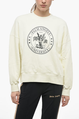 Cotton COLLEGE Hoodie with Print