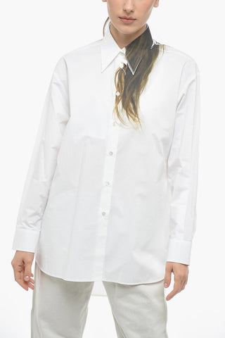 MM6 Popeline Cotton HAIR DOWN Shirt