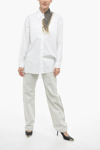 MM6 Popeline Cotton HAIR DOWN Shirt