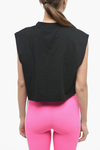 Crpped Printed I LOVE PA Muscle Tee