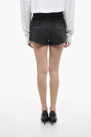 Shorts THRASHER in Denim Effetto Distressed