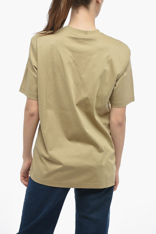 UNISEX RED TAG T-shirt Girocollo T-JUST-DOVAL-PJ a Tinta unita con Logo A Toppa