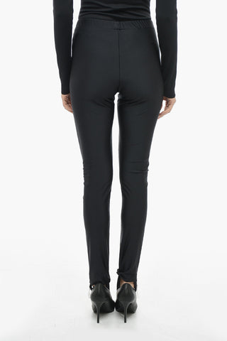 Leggings con Staffa con Logo in Rilievo