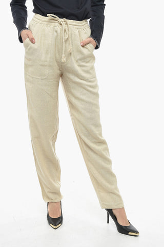 Pantaloni In Seta VIAMAO Con Coulisse