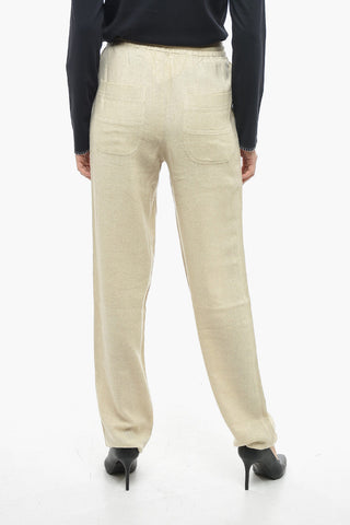 Pantaloni In Seta VIAMAO Con Coulisse