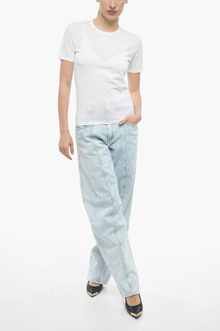 Viscose Blend Crewneck T-shirt