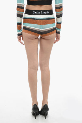 Awning Striped Lurex Shorts