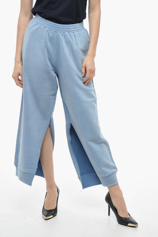 MM6 Brushed Cotton Swetpants with Opened Bottom