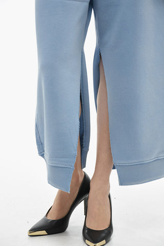 MM6 Brushed Cotton Swetpants with Opened Bottom