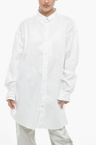MM4 Cotton UNISEX Shirt with Button-down Collar