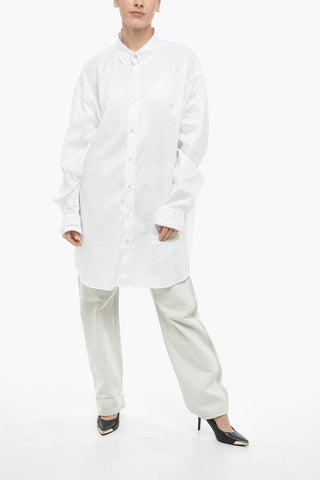 MM4 Cotton UNISEX Shirt with Button-down Collar
