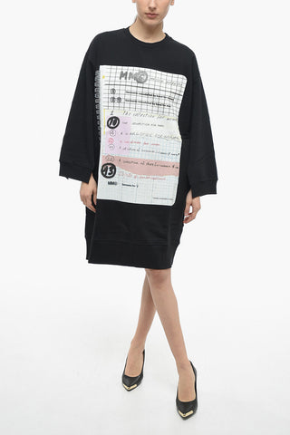 MM6 OVERSIZED FIT Vestito in Jersey con Stampa