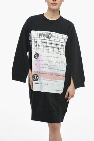 MM6 OVERSIZED FIT Vestito in Jersey con Stampa