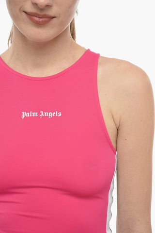 Active Tank Top with Gothic Print