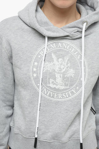 Cotton COLLEGE Hoodie with Print