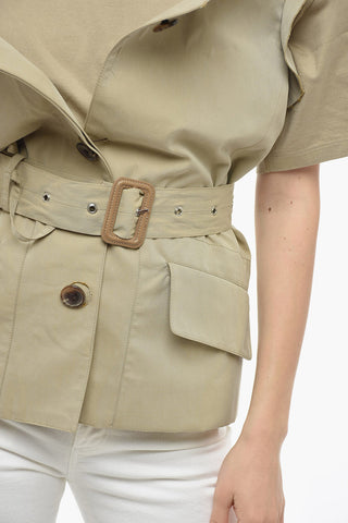 MM0 Strapless Cotton Top with Belt