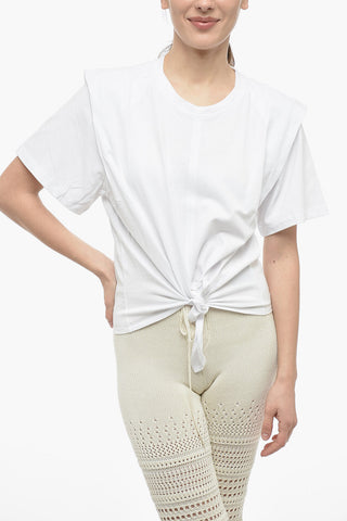 Short Slleved ZELIKIA T-shirt With Knot Detail