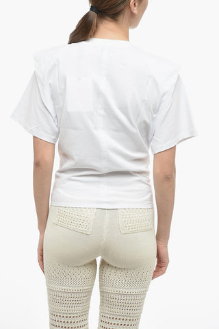 Short Slleved ZELIKIA T-shirt With Knot Detail