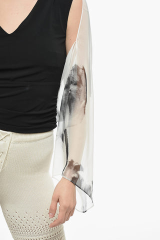 STUDIO Roses-Printed Silk DURANTE Foulard