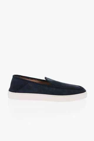 Sneakers Slip-on in Camoscio