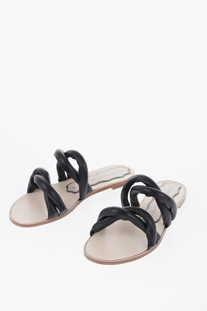 Leather Sandals MARSHMALLOW FLAT