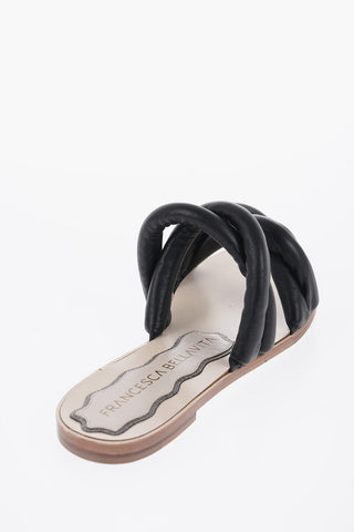 Leather Sandals MARSHMALLOW FLAT