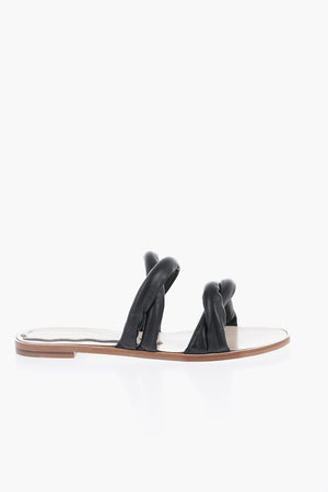 Leather Sandals MARSHMALLOW FLAT