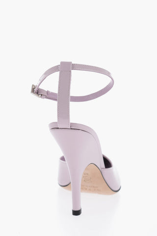 Patent Leather ELIZA DAWN Ankle Strap Pumps with Point Toe 10,5cm