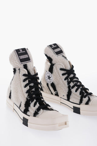 ALL STAR CHUCK TAYLOR 70 DRK SHDW Sneakers Alte TURBODRK in Eco-Shearling a Fantasia Animalier