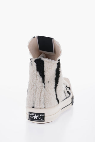 ALL STAR CHUCK TAYLOR 70 DRK SHDW Sneakers Alte TURBODRK in Eco-Shearling a Fantasia Animalier