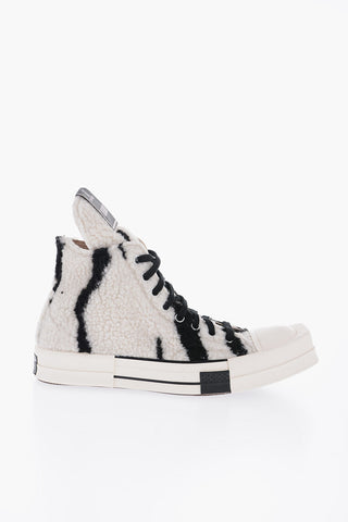 ALL STAR CHUCK TAYLOR 70 DRK SHDW Sneakers Alte TURBODRK in Eco-Shearling a Fantasia Animalier