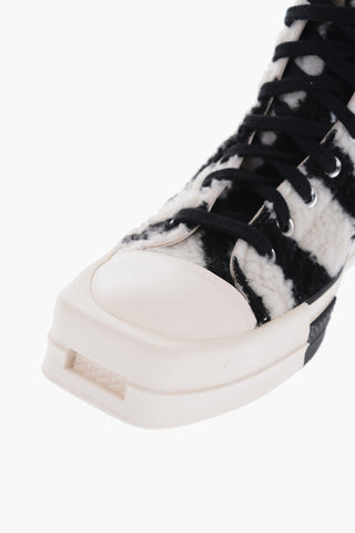 ALL STAR CHUCK TAYLOR 70 DRK SHDW Sneakers Alte TURBODRK in Eco-Shearling a Fantasia Animalier