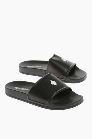 Solid Color COUNTY CROSS Slides with Contrasting Detail