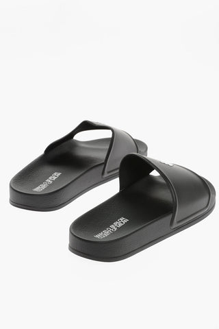 Solid Color COUNTY CROSS Slides with Contrasting Detail