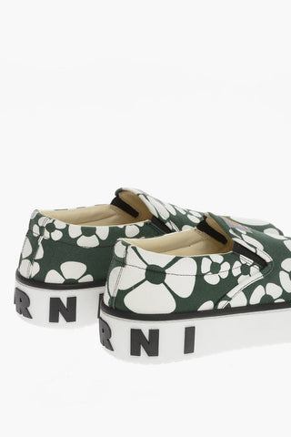 CARHARTT Floral-Printed Slip On Sneakers with Embossed Logo