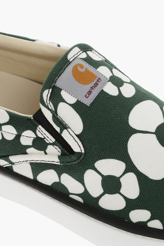CARHARTT Floral-Printed Slip On Sneakers with Embossed Logo