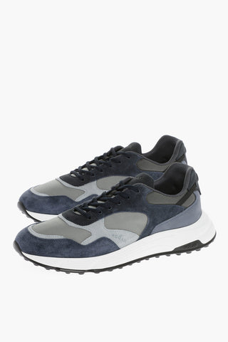 Two-Tone Suede and Mad HYPERLIGHT Low-Top Sneakers