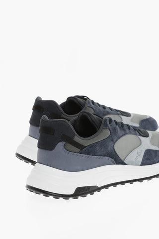 Two-Tone Suede and Mad HYPERLIGHT Low-Top Sneakers