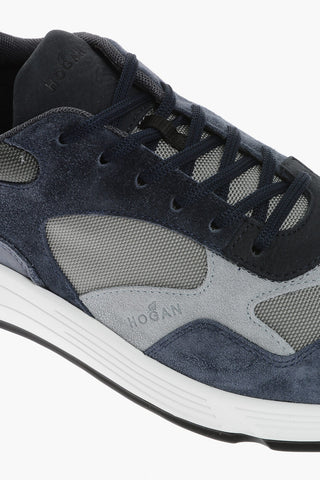 Two-Tone Suede and Mad HYPERLIGHT Low-Top Sneakers