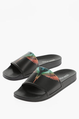 Solid Color ICON WINGS Slides with Print