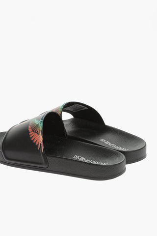 Solid Color ICON WINGS Slides with Print