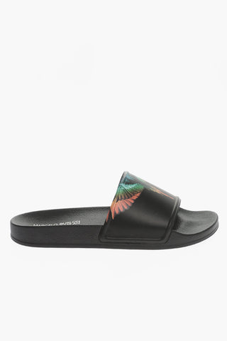 Solid Color ICON WINGS Slides with Print